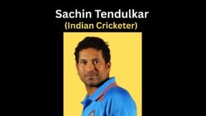 Sachin Tendulkar 