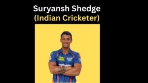Suryansh Shedge
