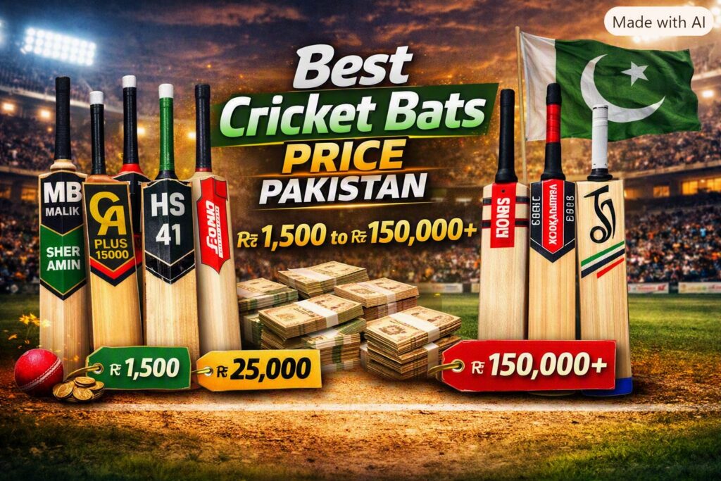 Best Cricket Bat Brands Prices in Pakistan
