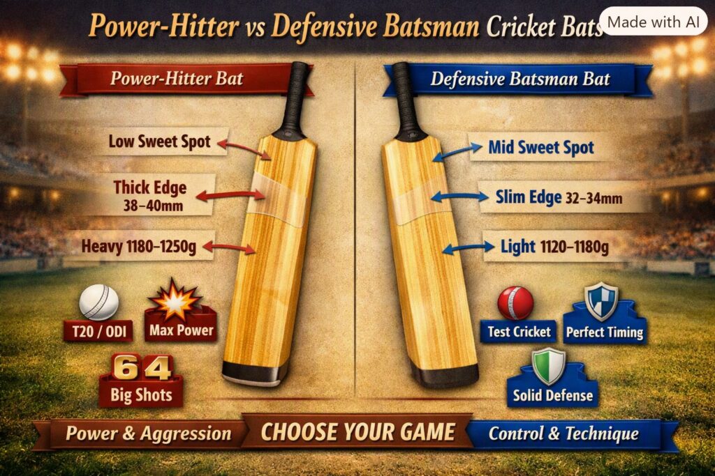 Best Bats for Aggressive Power‑Hitters vs. Defensive Opening Batsmen