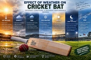 Effect of Weather on Cricket Bat Performance