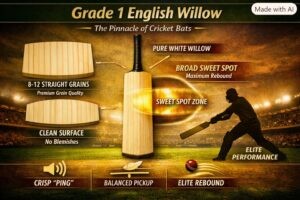 English Willow Cricket Bats Grade 1