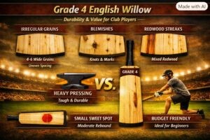 English Willow Cricket Bats Grade 4