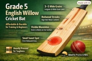 Grade 5 English Willow Cricket Bats