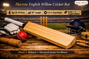 Harrow English Willow Cricket Bat