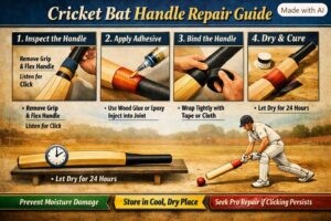 How to Fix a Cricket Bat Handle Clicking Sound?