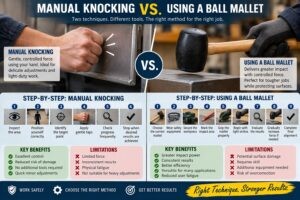 Step-by-Step Guide Manual Knocking vs. Using a Ball Mallet