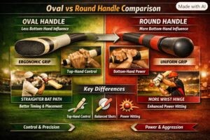 The Oval Handle Cricket Bats
