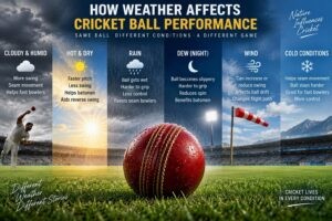 Weather Effects on Cricket Ball Performance