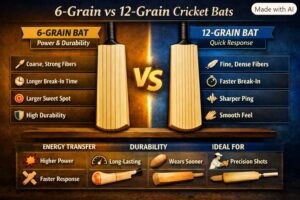 Why 6‑Grain Cricket Bats Can Out‑Perform 12‑Grain Bats Out‑Perform 12‑Grain Bats?