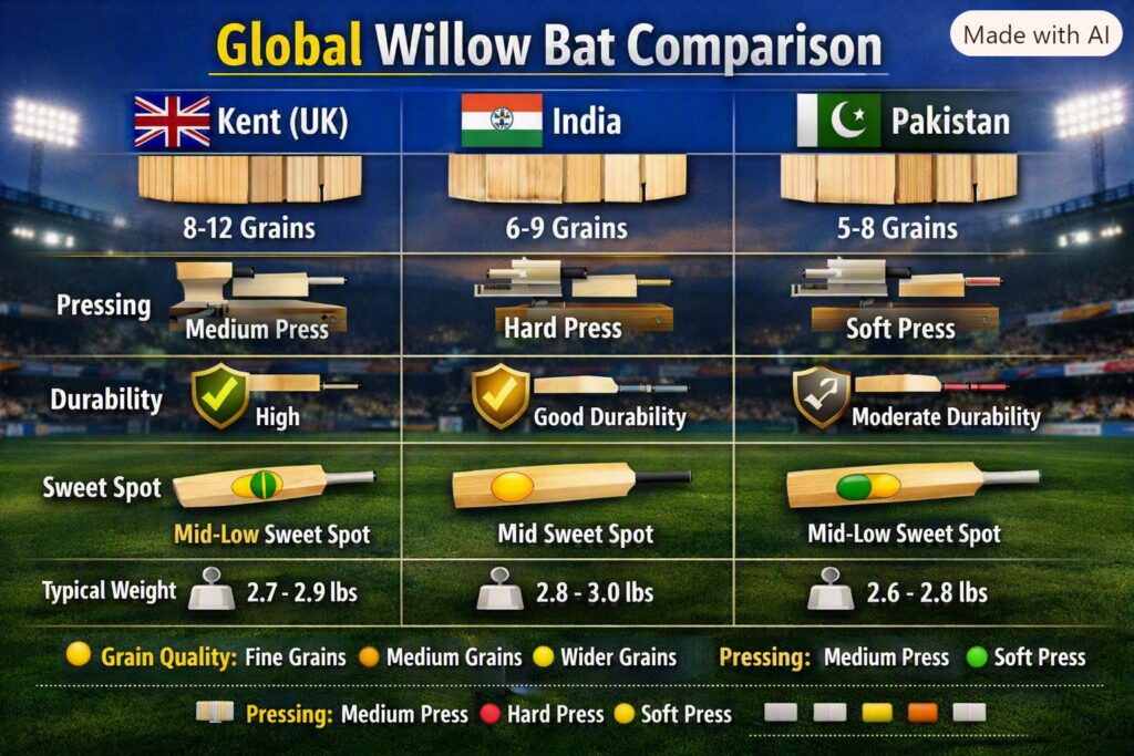 Willow Cricket Bats Kent