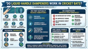 Do Liquid Handle Dampeners Work in Cricket Bats?