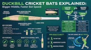 Duckbill Cricket Bats Explained: Bigger Middle, Faster Bat Speed