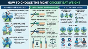 How to Choose the Right Cricket Bat Weight for Better Performance