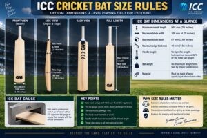 ICC Cricket Bat Size Rules Official Dimensions Explained