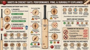 Knots in Cricket Bats: Do They Ruin Performance or Ping?