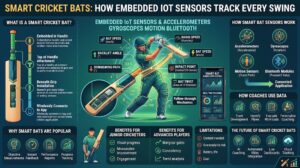 Smart Cricket Bats How Embedded IoT Sensors Track Every Swing