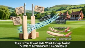 Thick vs Thin Cricket Bats: Which Swings Faster?